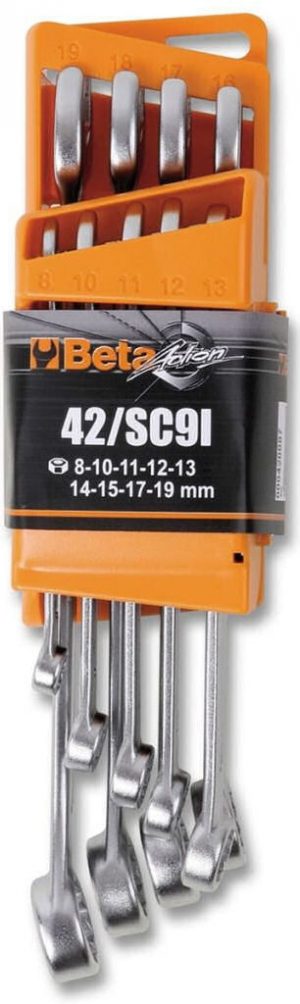 Ringsteeksleutelset Beta Tools 42/SC9I 9-delig in houder