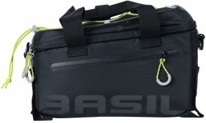 Bagagedragertas Basil Miles 7 liter 32 x 19 x 21 cm - zwart