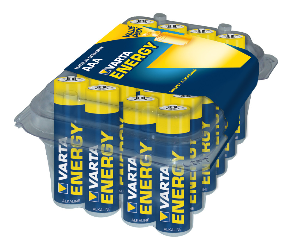 Batterij VARTA Energy Alkaline AAA/LR03  (Box = 24stuks)